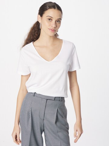 VERO MODA T-shirt 'PAULA' i vit: framsida