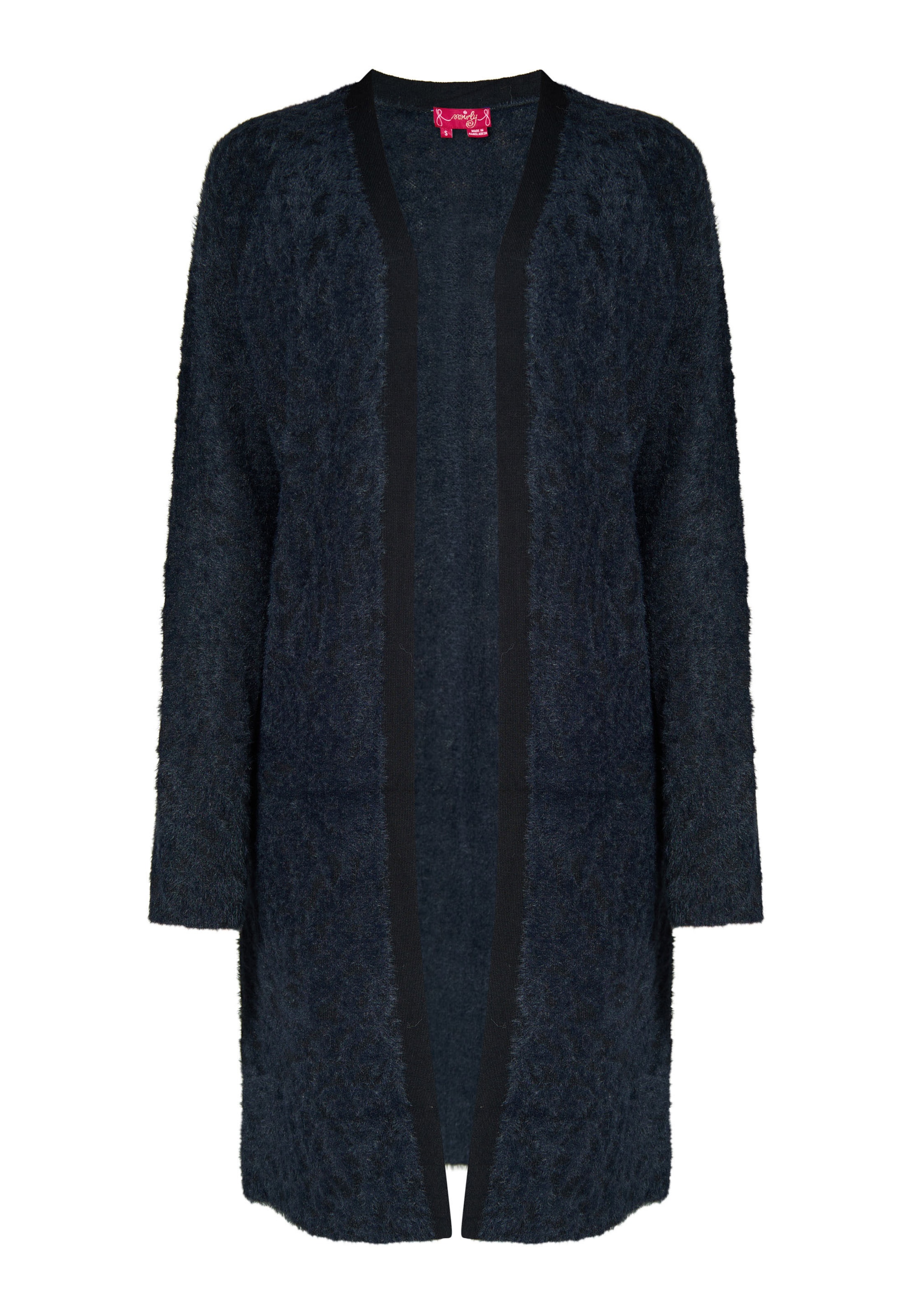 swirly Kardigán - Čierna: predná strana