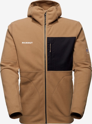 MAMMUT Funktionsfleecejacke 'Tamaro' in Braun: Vorderseite