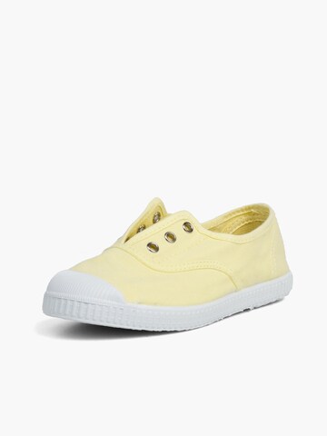 Pisamonas - Zapatillas deportivas en amarillo: frente