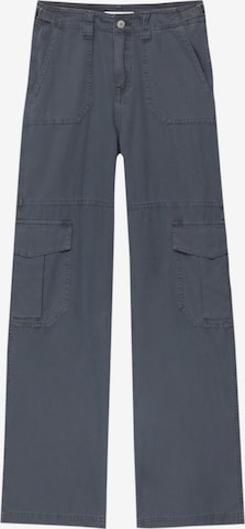 Pantalon cargo Pull&Bear en bleu : devant