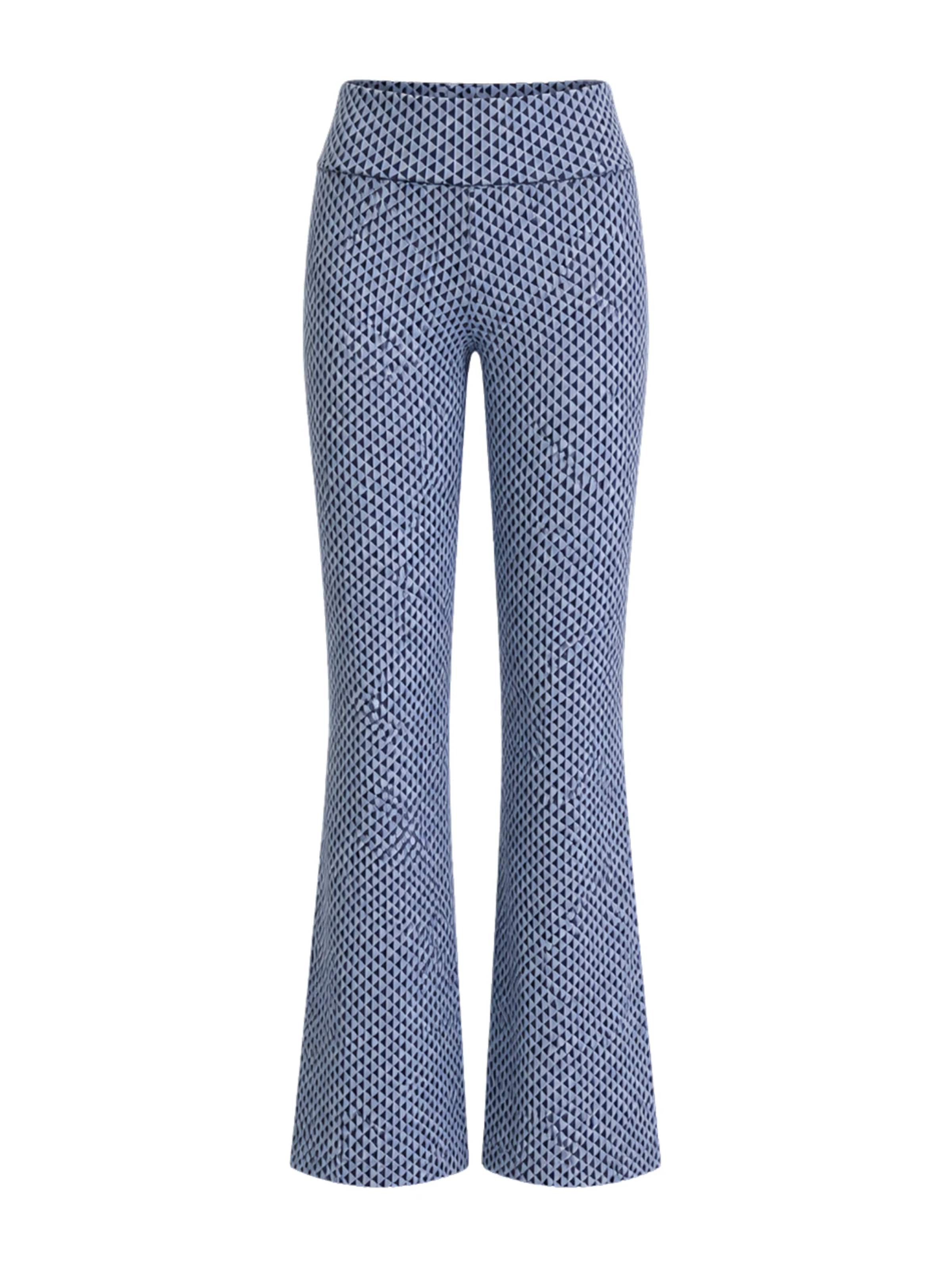 Leela COTTON Wide leg Pants 'Damen Bio-Baumwoll Komforthose' in Blue: front