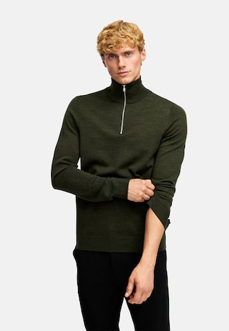 Kronstadt Sweater 'Johannes' in Green: front