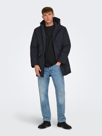 Only & Sons Tussenparka 'ONSGlobal' in Blauw
