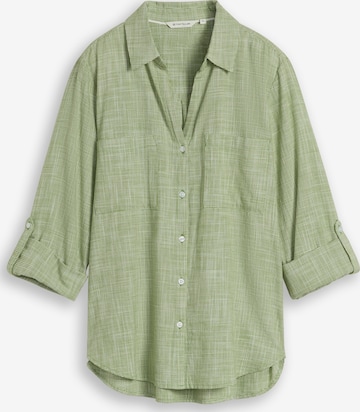 TOM TAILOR Blus i grön: framsida