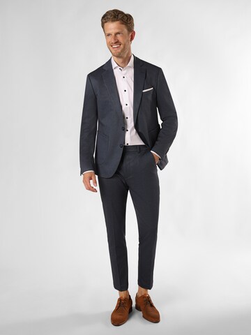CINQUE Slim fit Pleated Pants ' Beppe ' in Blue