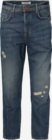 Salsa Jeans Tapered Jeans in Blauw: voorkant