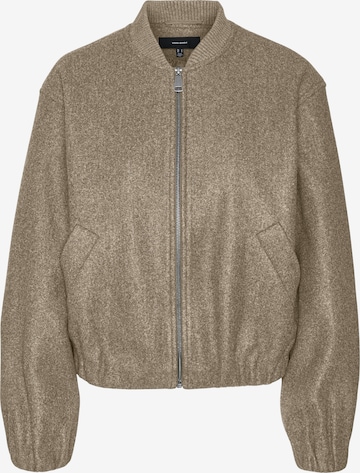 VERO MODA - Chaqueta de entretiempo en marrón: frente
