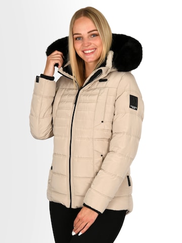 NAVAHOO Winter Jacket 'Lissandraa' in Beige