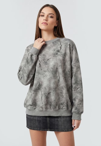 Sweat-shirt myMo ROCKS en gris : devant