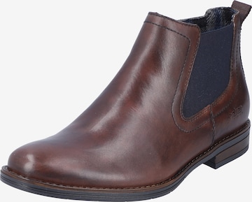 Rieker Chelsea boots in Bruin: voorkant