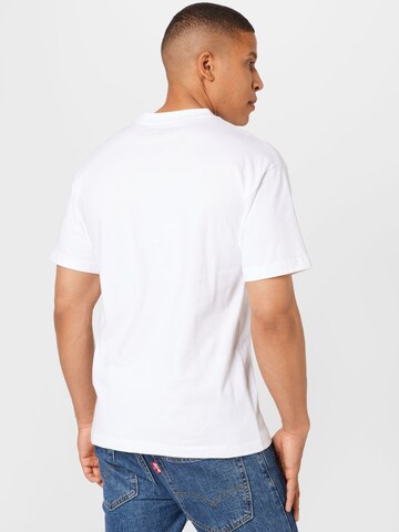 Tricou 'SMILEY DON'T HAPPY, BE WORRY T-SHIRT' de la MARKET pe alb