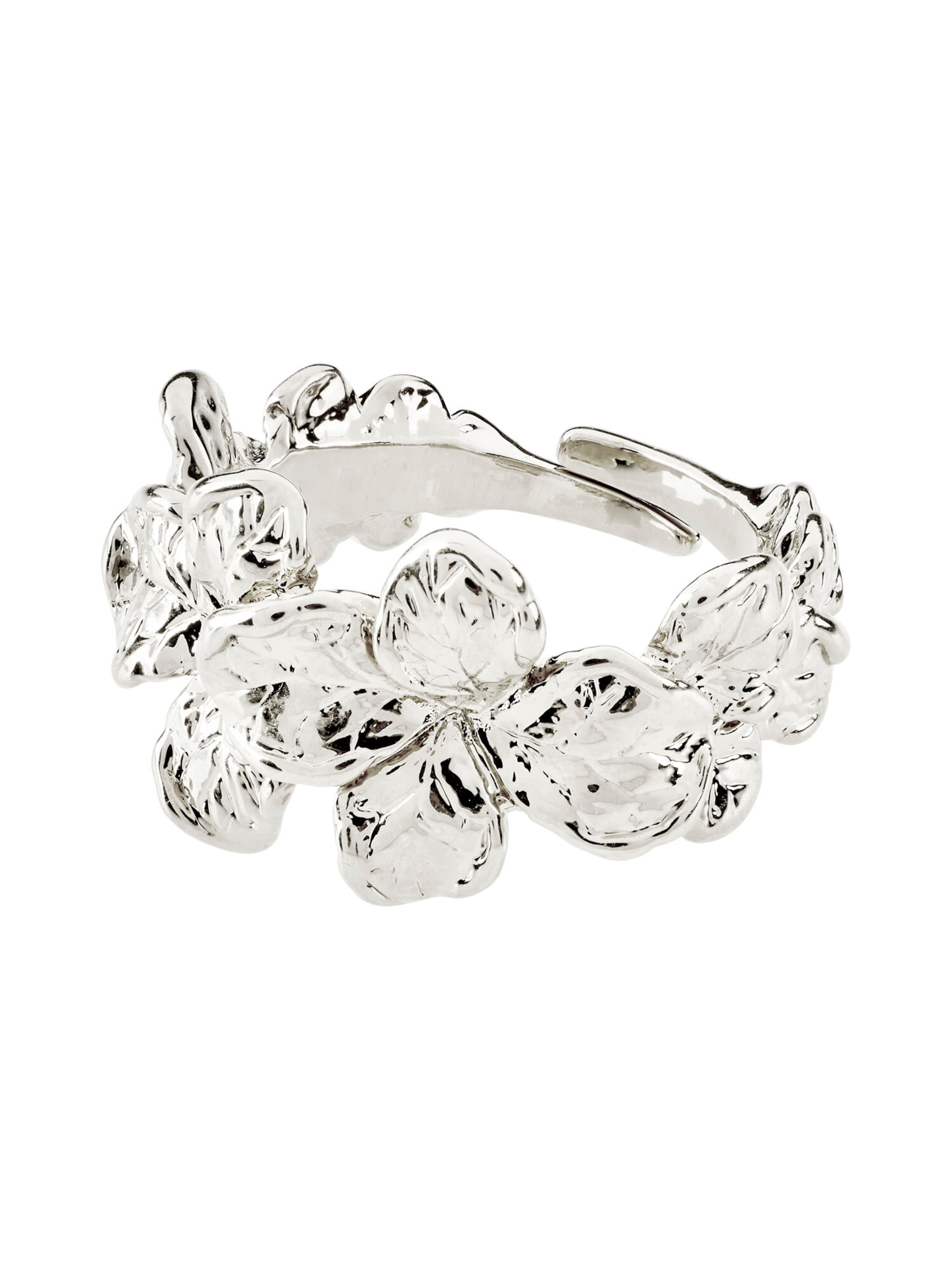 sudrabs Pilgrim Gredzens 'Echo': no priekšpuses