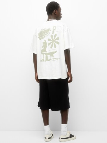 Pull&Bear Shirt in Weiß