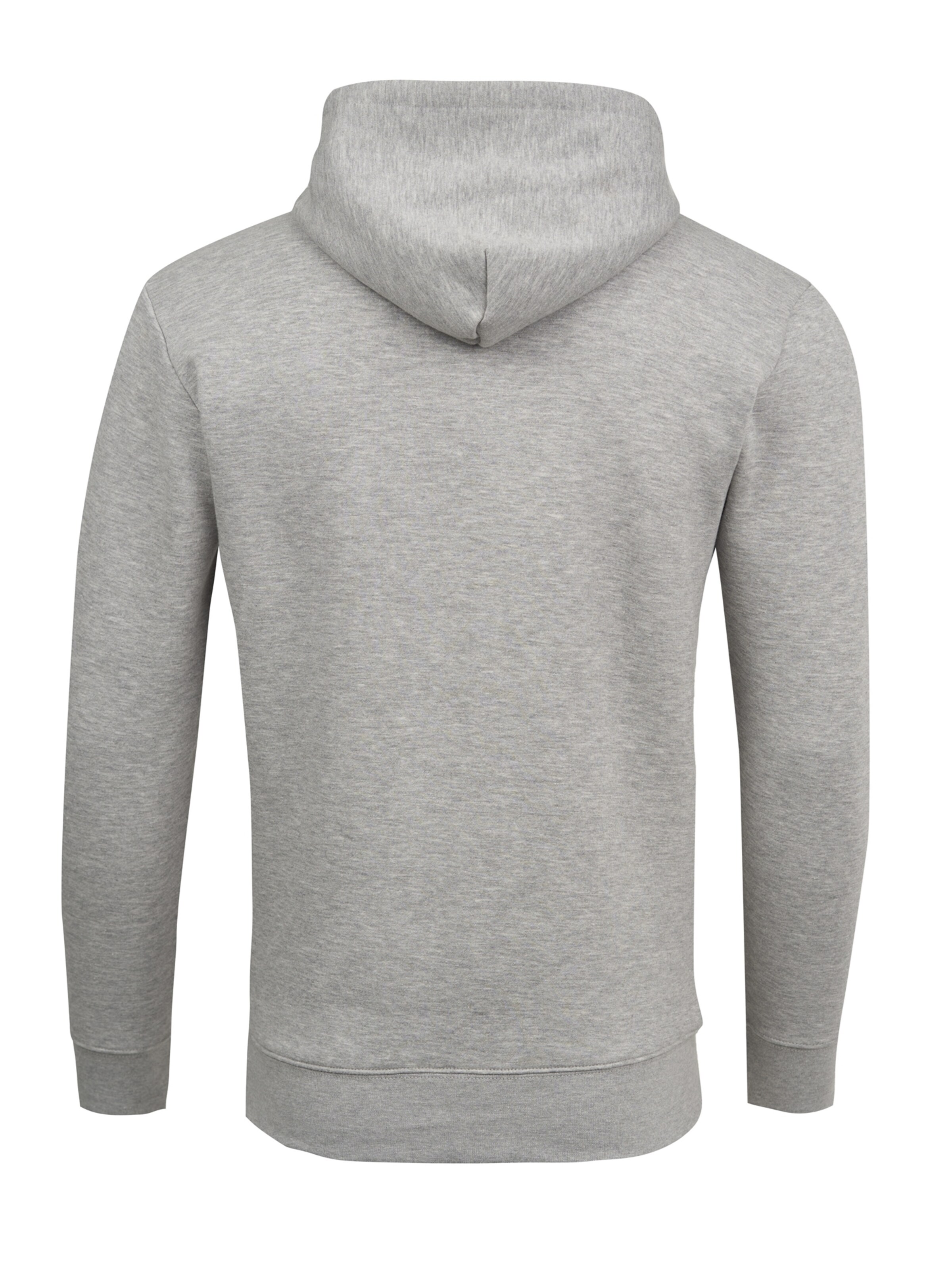 Mikon Sweatshirt 'Herz' in Grijs