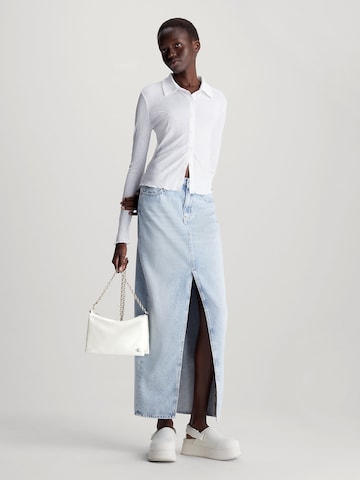 Calvin Klein Jeans Schoudertas in Wit