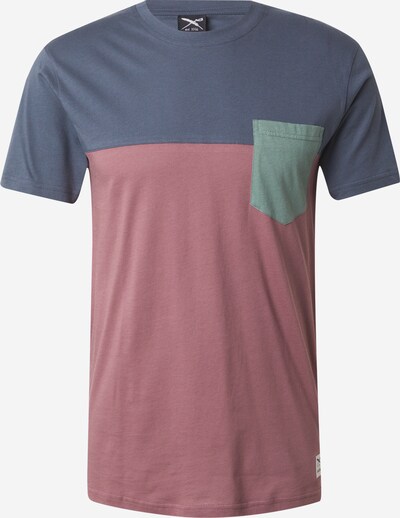 Iriedaily T-Shirt en bleu marine / vert / baie, Vue avec produit