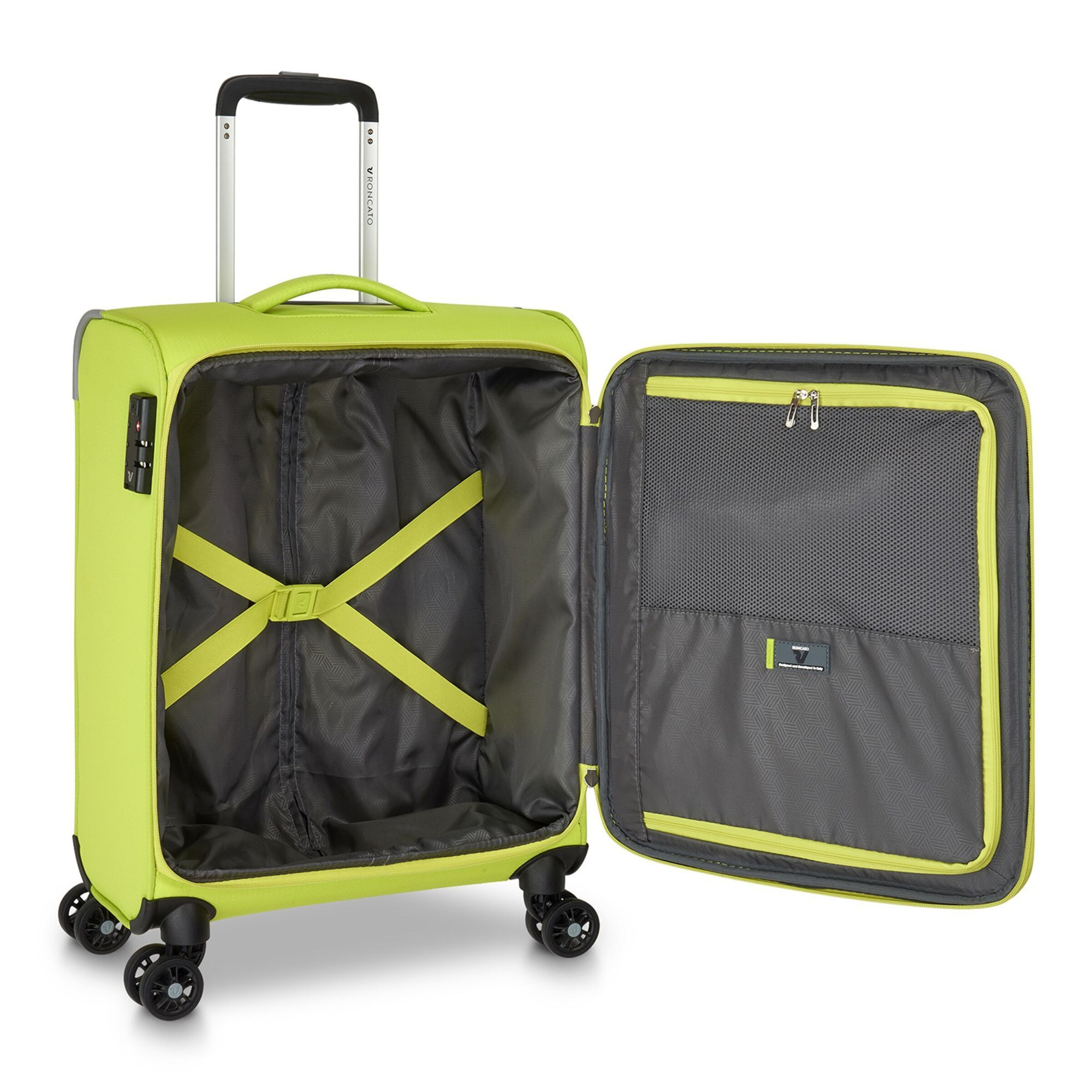Roncato Cart 'Lite Neon' in Green