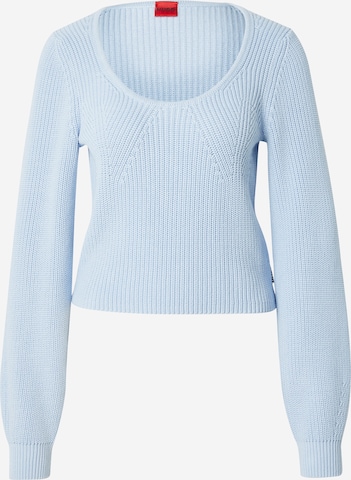 HUGO Red Sweater 'Sormsety' in Blue: front