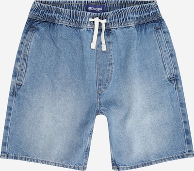 Only & Sons Junior Farkut 'OSJEDGE' värissä sininen denim, Tuotenäkymä