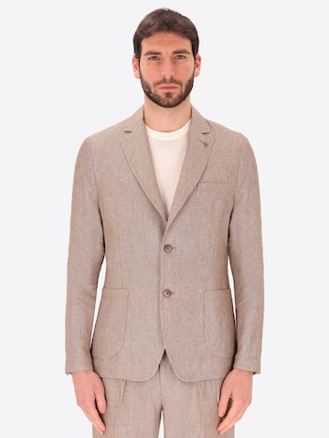 Distretto12 Regular fit Blazer in Brown: front