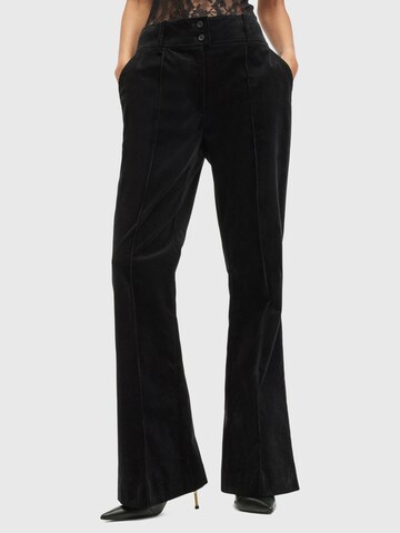 évasé Pantalon 'SEVENH' AllSaints en noir : devant