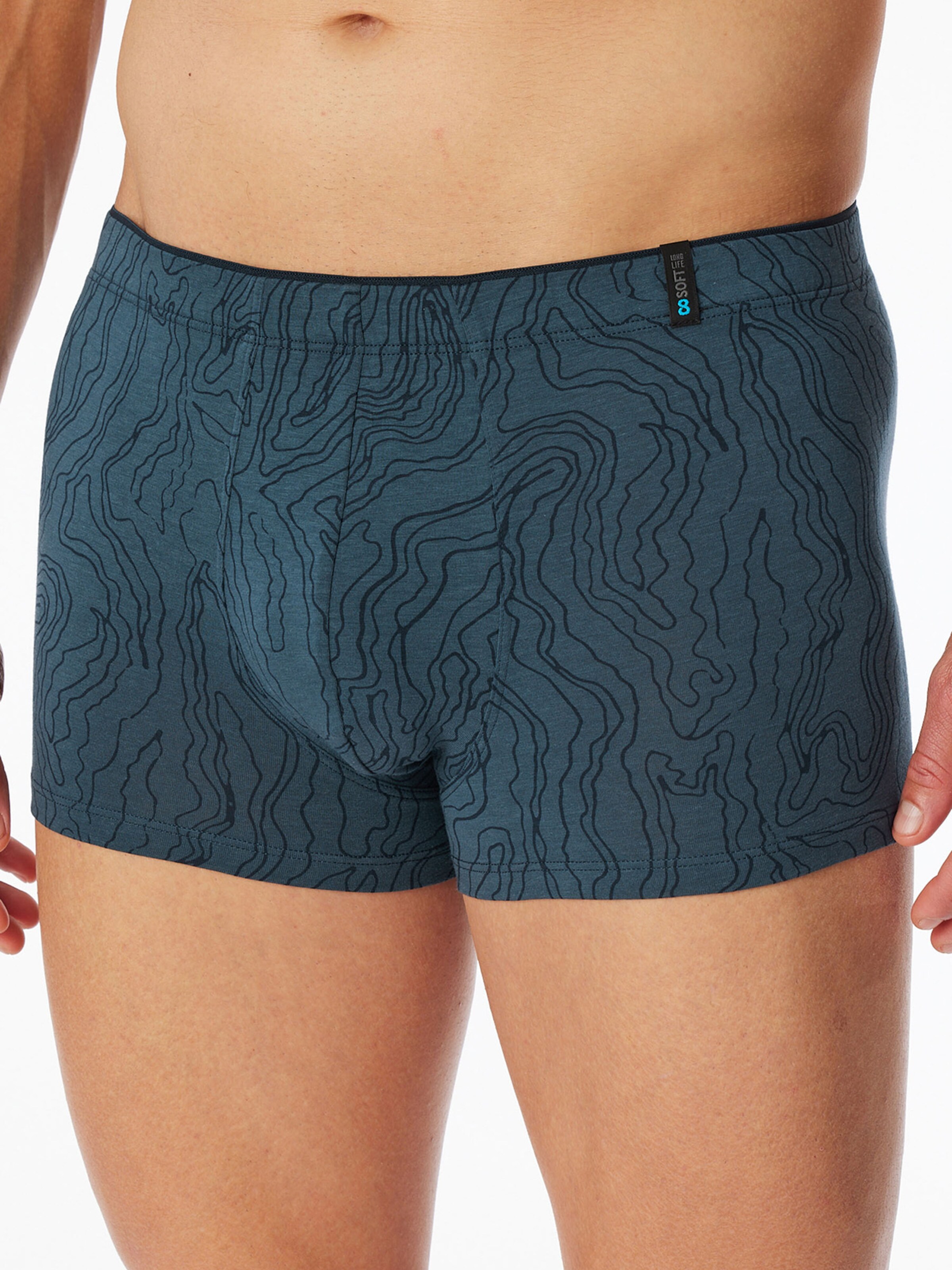 SCHIESSER Trunk 'Long Life Soft' in Blau