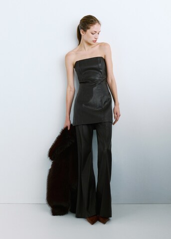 MANGO Wide leg Pants in Black