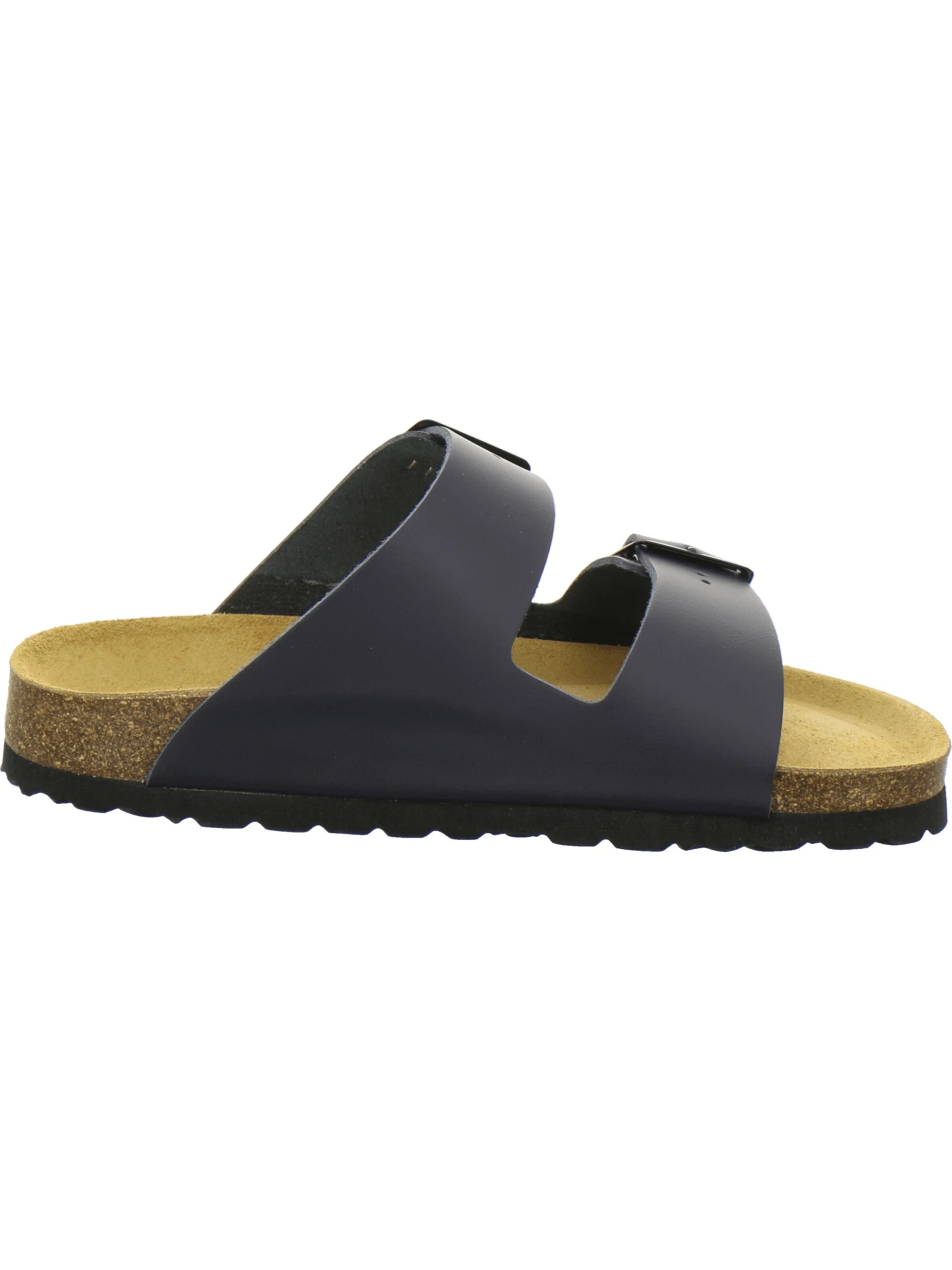 AFS-Schuhe - Zapatos abiertos 'Pantoletten Damen Zweischnaller navy' en azul