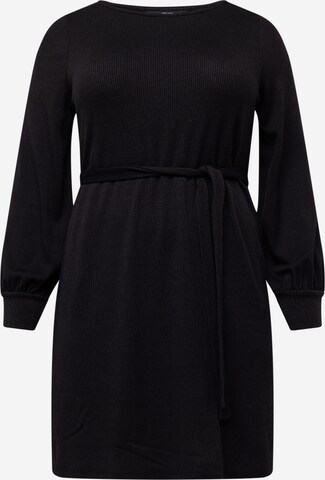 Vero Moda Curve - Vestido 'OTEA' en negro: frente