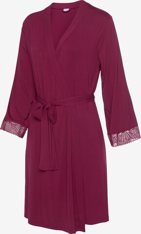 LASCANA Dressing Gown in Purple
