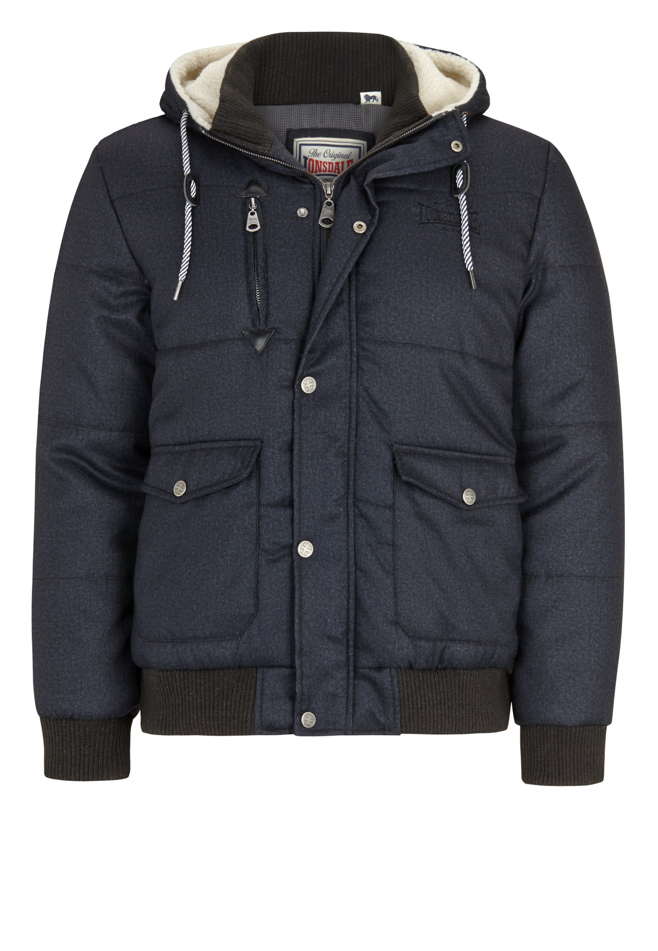 Giacca invernale 'Fox Hill' di LONSDALE in blu: frontale