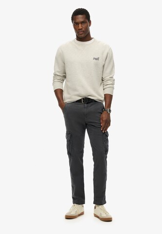 Superdry Regular Cargo trousers 'Core' in Grey