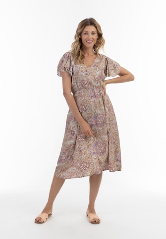 usha FESTIVAL Summer Dress in Brown