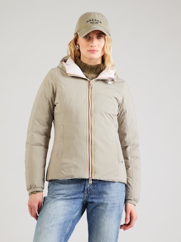 K-Way Tussenjas in Groen: voorkant