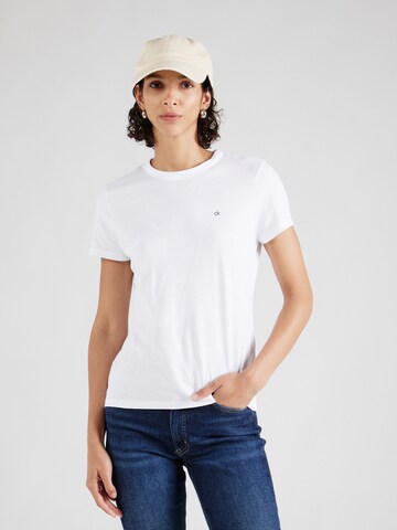 Maglietta di Calvin Klein in bianco: frontale