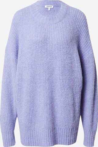 EDITED Pullover i overstørrelse 'Luca' i lilla: forside