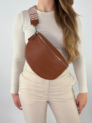 lePelou - Riñonera 'THEA large' en marrón