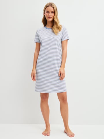 CALIDA Nachthemd 'Cotton Special' in Blauw