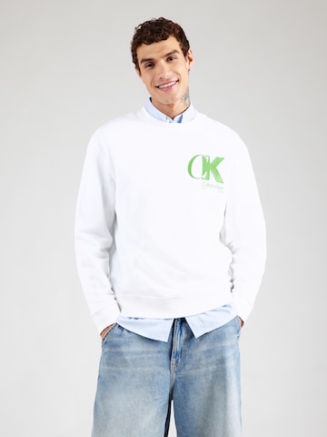 Calvin Klein Свитшот в Белый: спереди