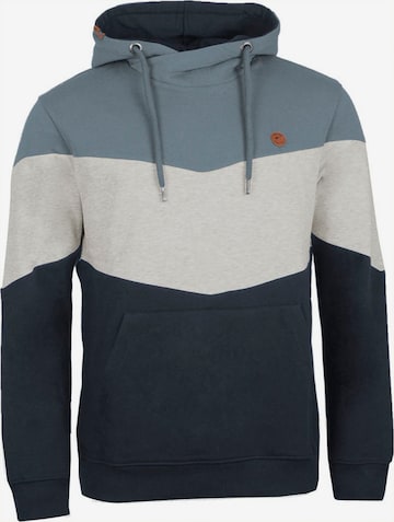 INDICODE Sweatshirt in Blue: front