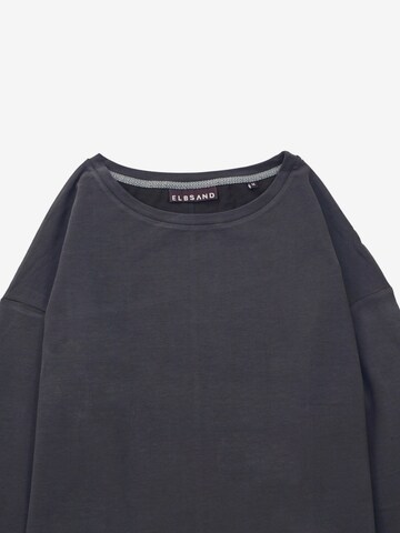 Sweat-shirt 'Riane' Elbsand en gris