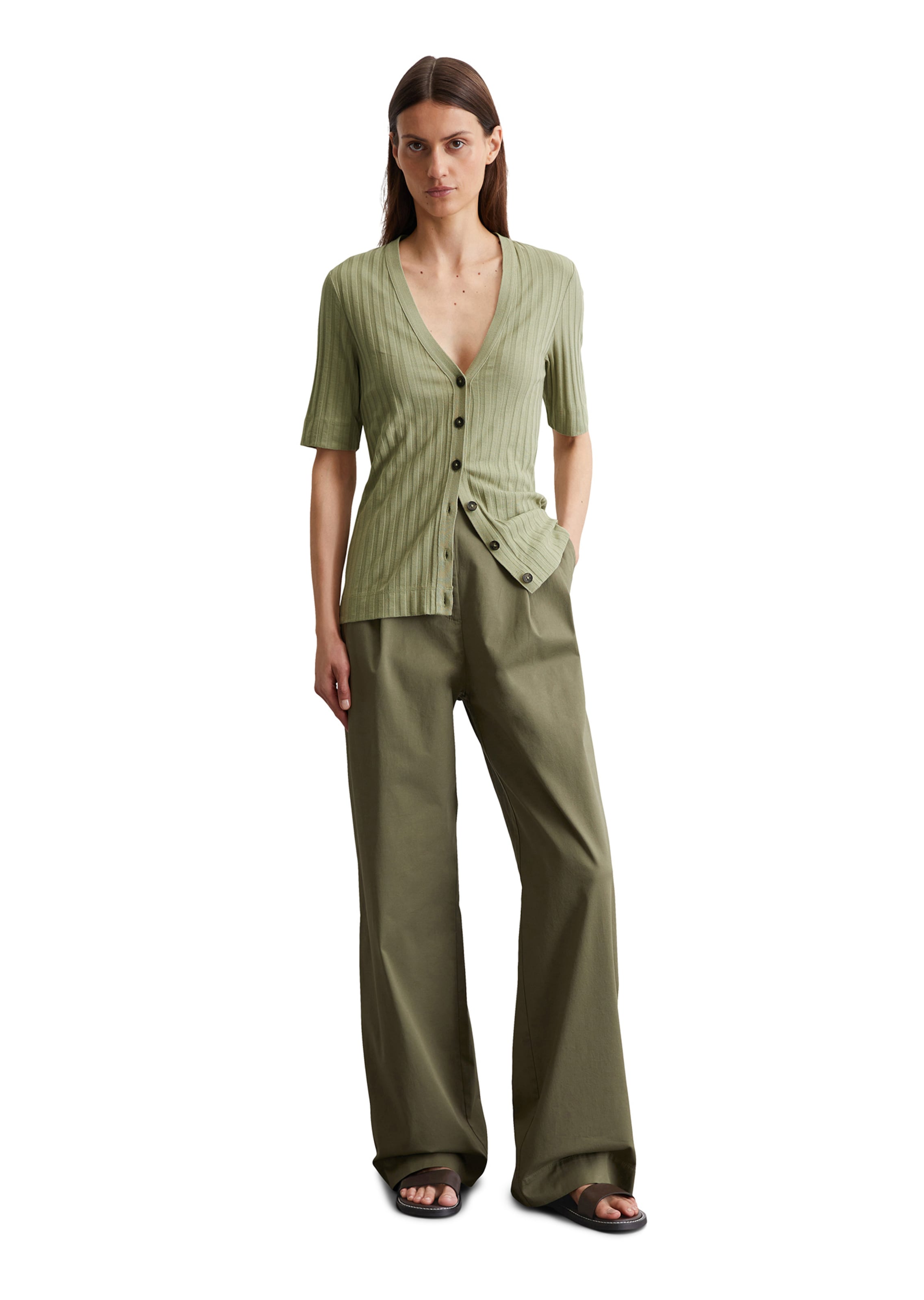 Marc O'Polo Knit Cardigan in Green