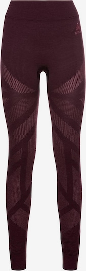 ODLO Sportunterhose 'NATURAL + KINSHIP WARM' in merlot, Produktansicht