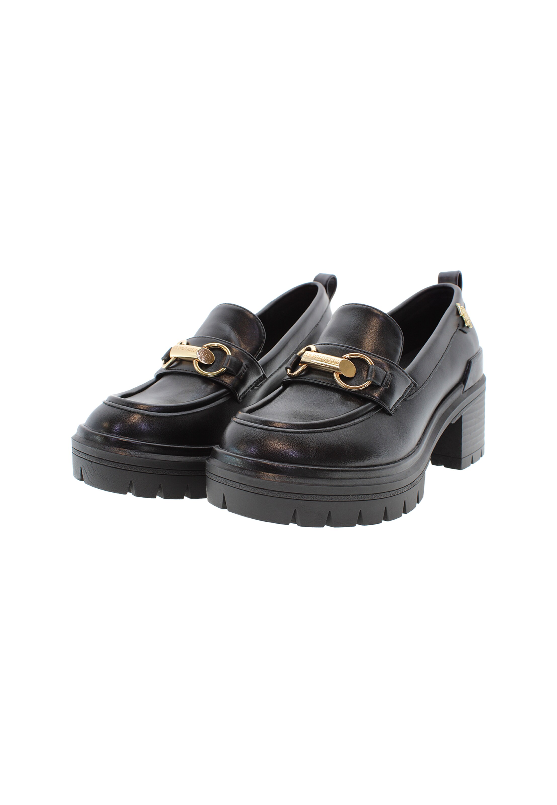 U.S. POLO ASSN. Mocassins in Zwart