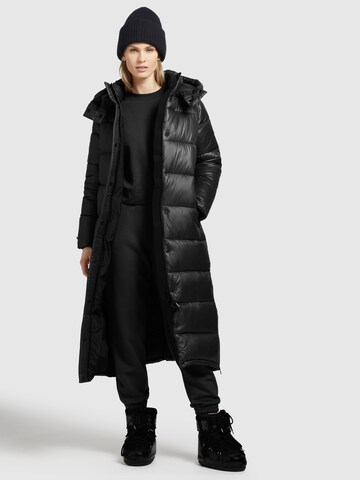 khujo Winter Coat ' EMORIA SHINY ' in Black
