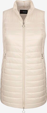 MIAMODA Vest in White: front