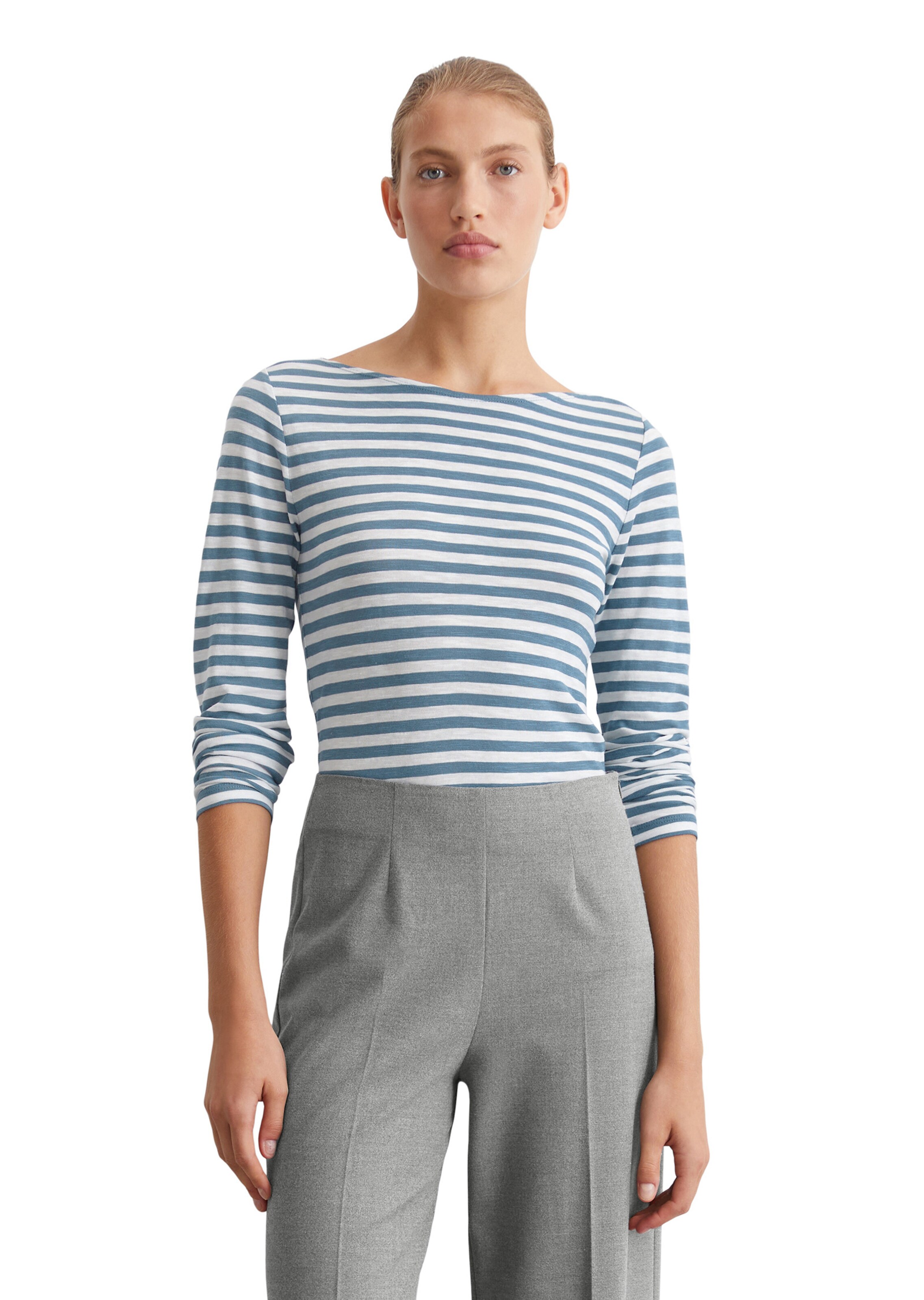 Marc O'Polo Majica | modra barva: sprednja stran