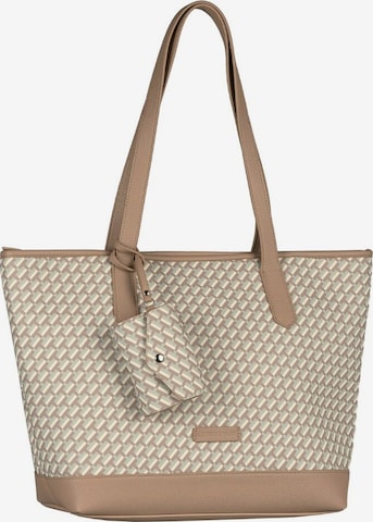 TOM TAILOR Shopper in Beige: Vorderseite