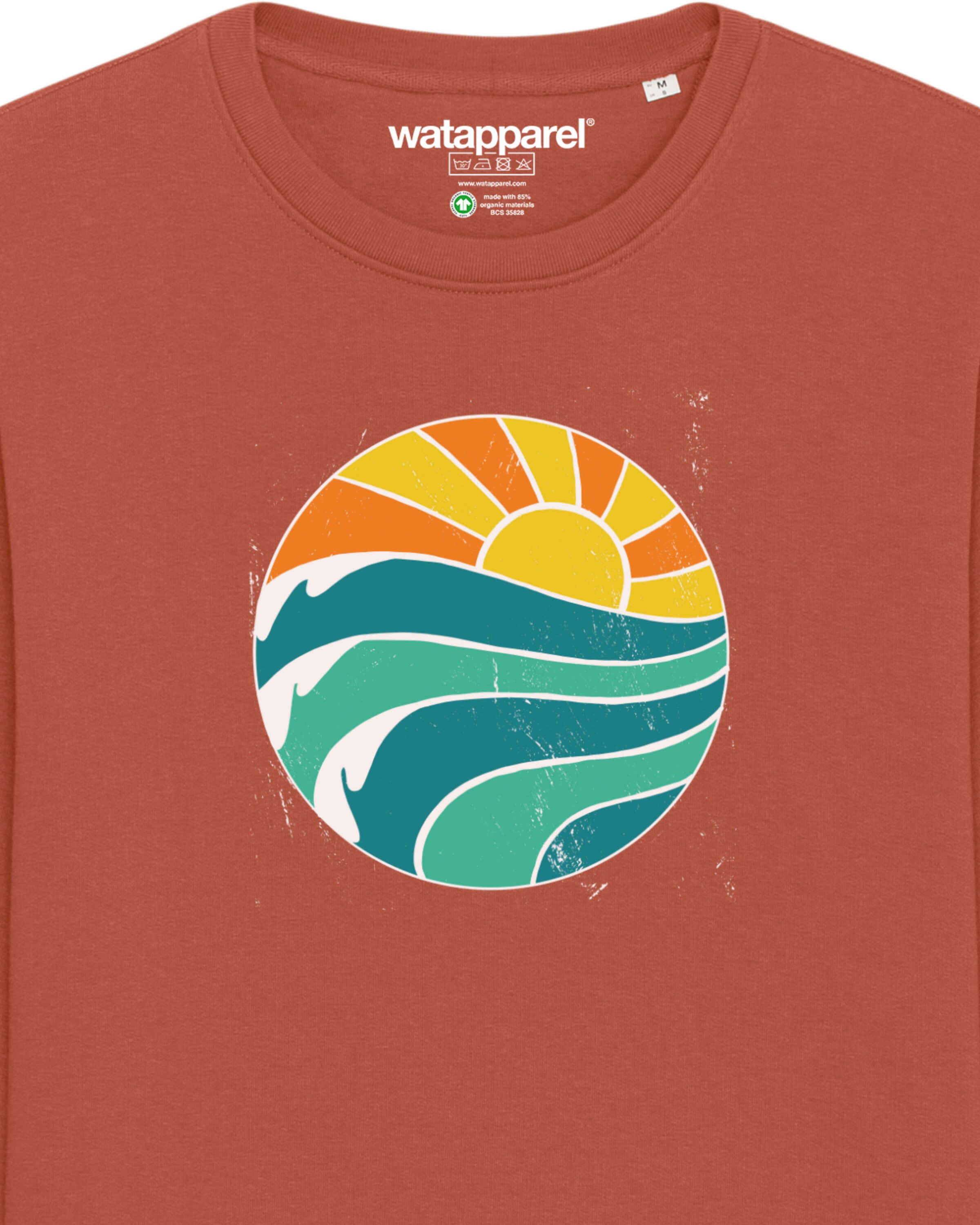 Sweat-shirt ' Summer Sun ' Watapparel en marron